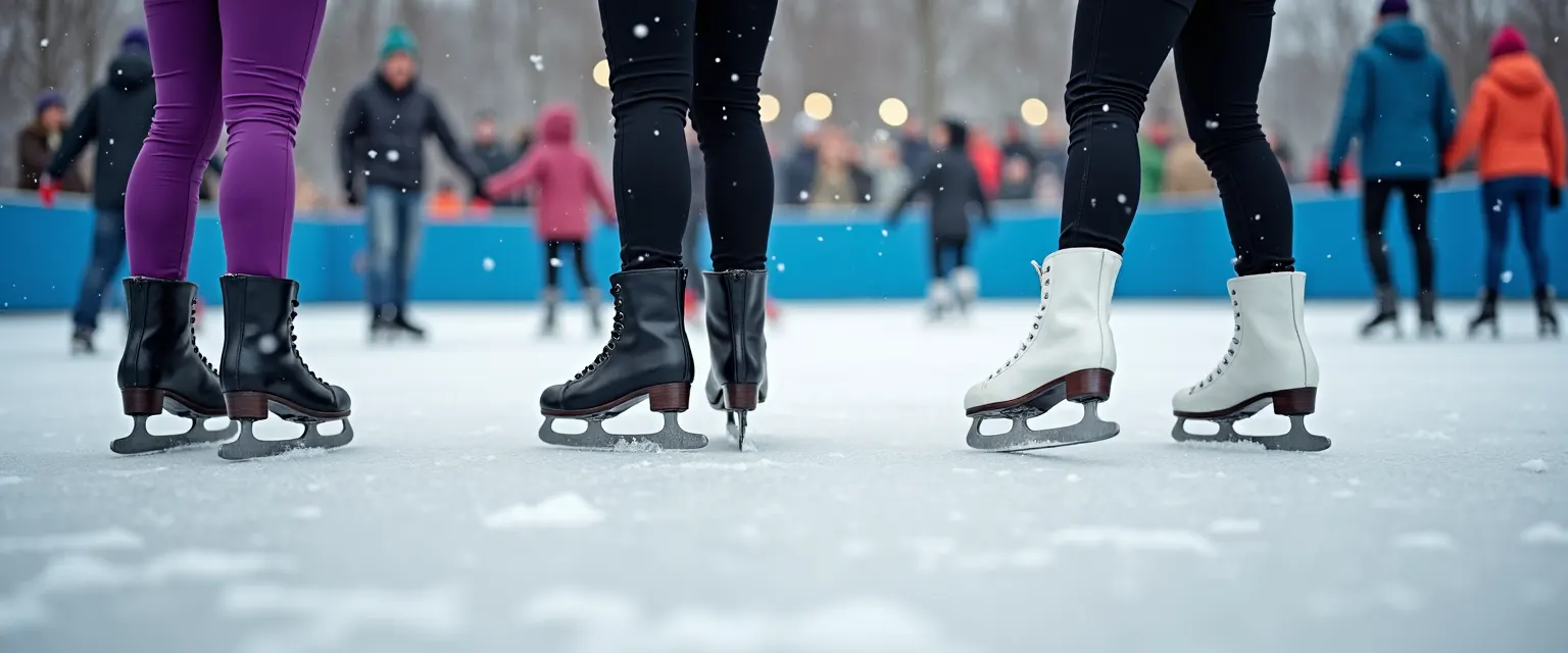 Visegrádi Jégpálya télen – szabadtéri korcsolyapálya Visegrád Lepencevölgyében